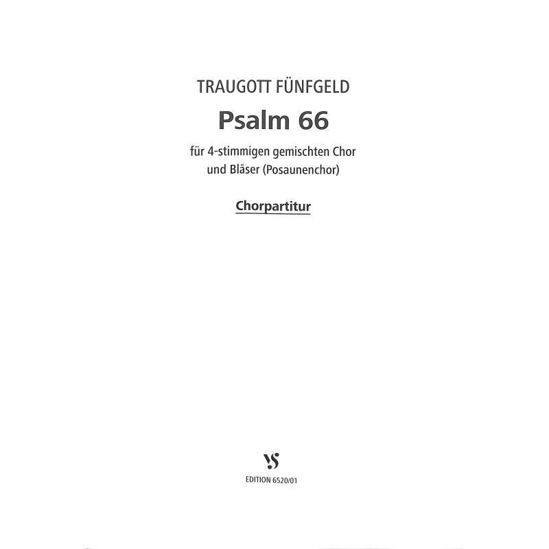 Titelbild für VS 6520-01 - Psalm 66