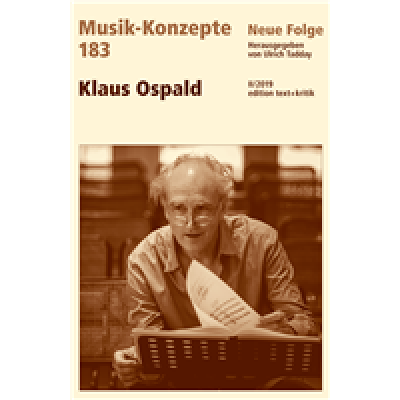 Titelbild für 978-3-86916-743-5 - Musik Konzepte 183 - Klaus Ospald