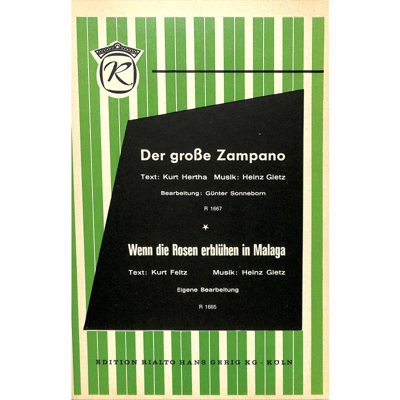 Titelbild für HGR 1667-SO - Der grosse Zampano