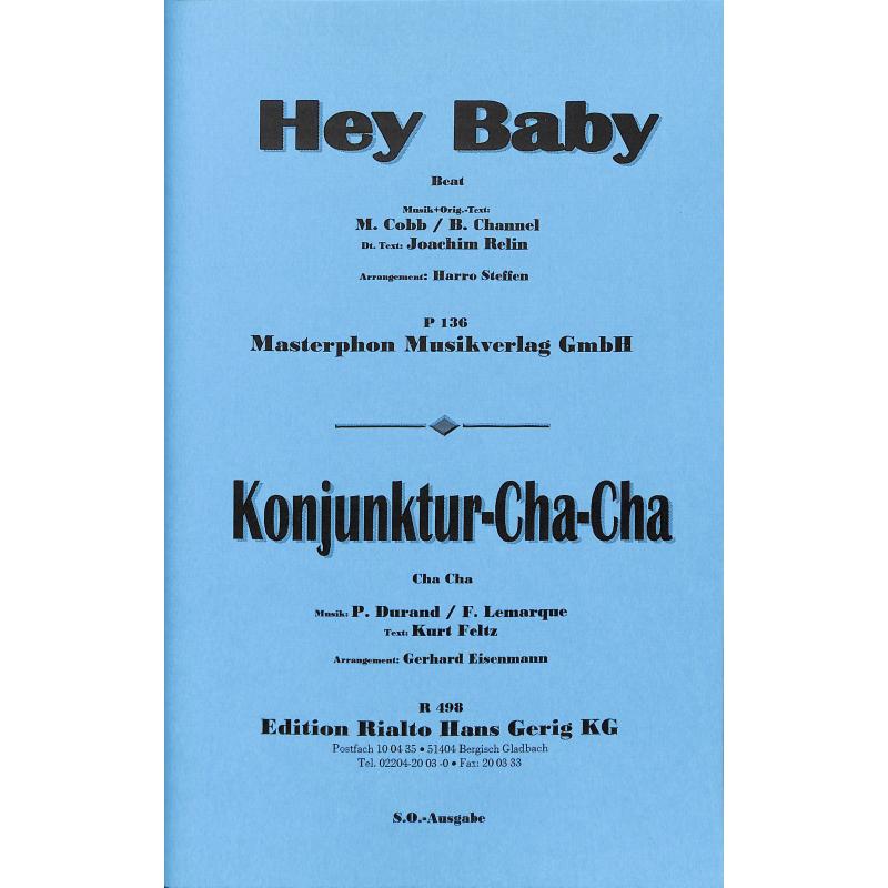 Titelbild für HGP 136-SO - Hey baby | Konjunktur Cha Cha