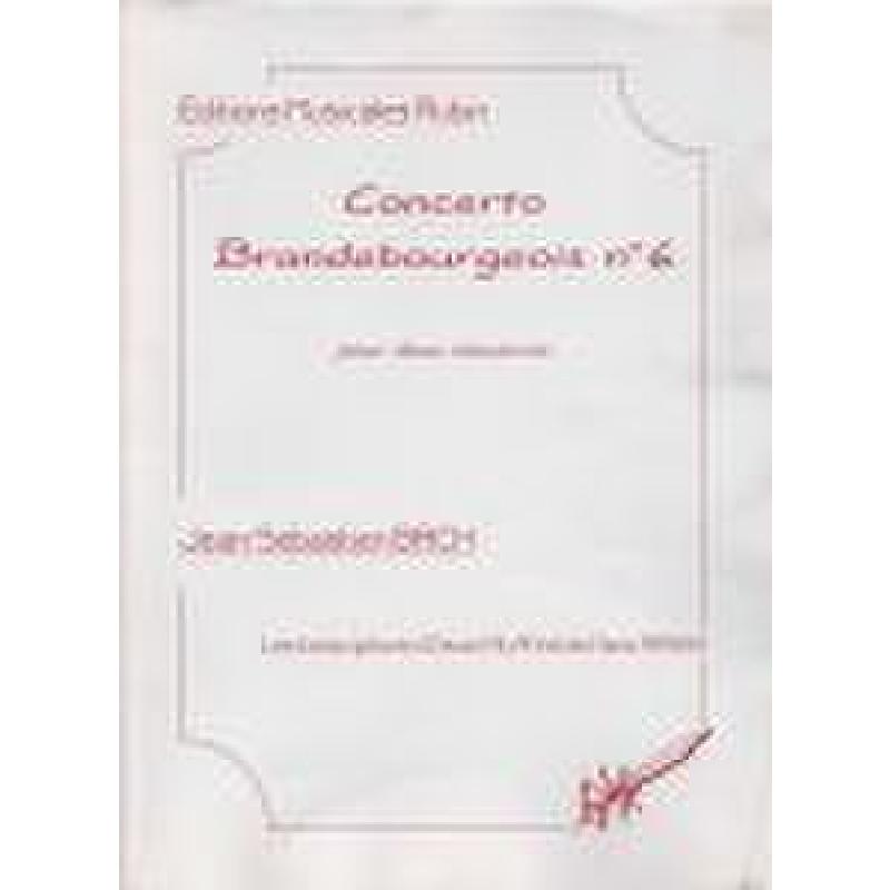 Titelbild für RUBIN 6171 - Brandenburgisches Konzert 6 B-Dur BWV 1051