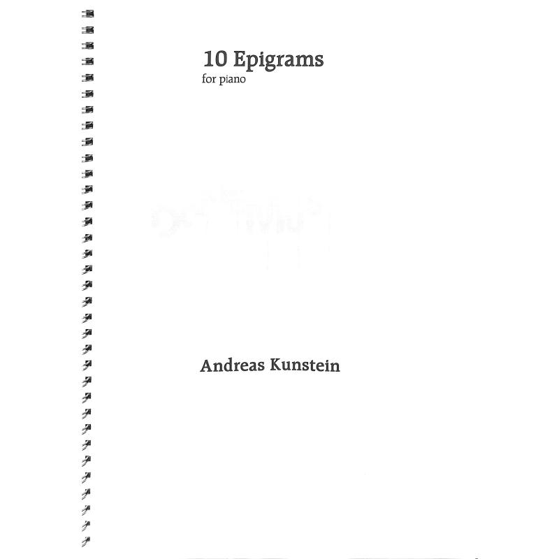 Titelbild für DONEMUS 16262 - 10 Epigrams