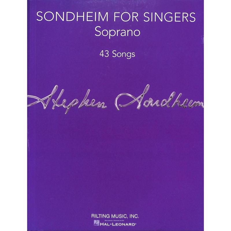 Titelbild für HL 124179 - Sondheim for singers