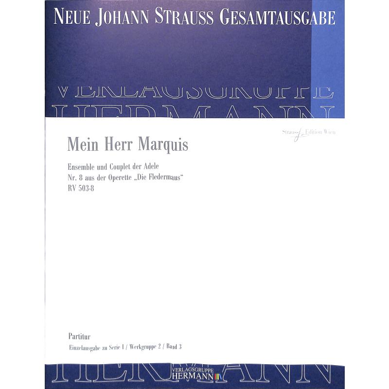 Titelbild für VGH 780-12 - Mein Herr Marquis (Fledermaus)