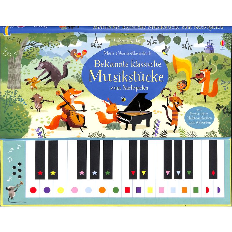 Titelbild für 978-1-78941-165-2 - Mein usborne klavierbuch | Bekannte klassische Musikstücke zum Nachspielen