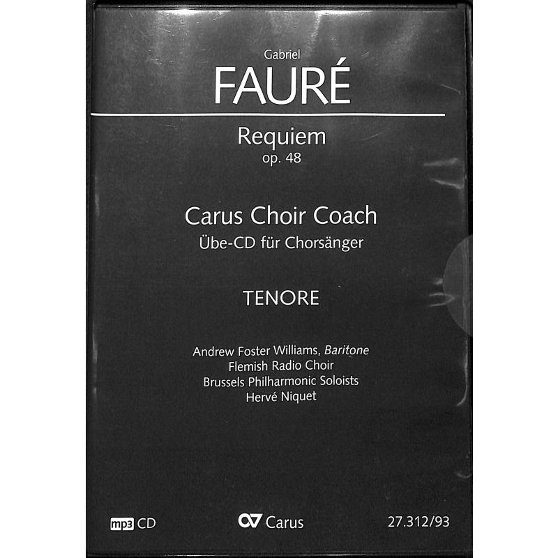 Titelbild für CARUS 27312-93 - Requiem op 48 (version symphonique 1900)
