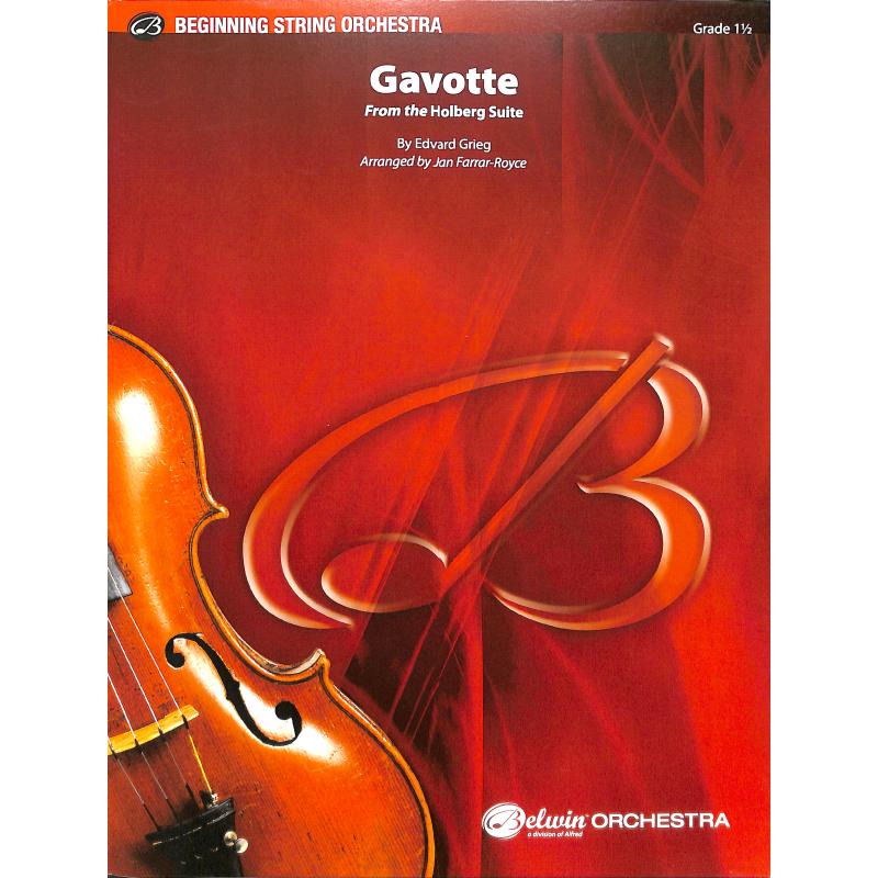 Titelbild für ALF 45819 - Gavotte aus Aus Holbergs Zeit - Suite op 40
