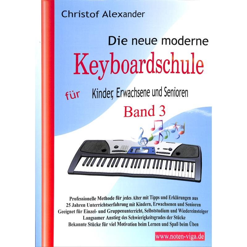 Titelbild für 978-3-9819039-4-2 - Die neue moderne Keyboardschule 3