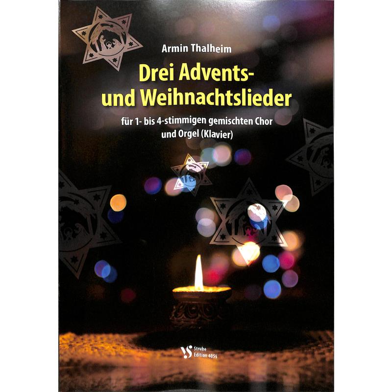 Titelbild für VS 4056 - 3 Advents + Weihnachtslieder