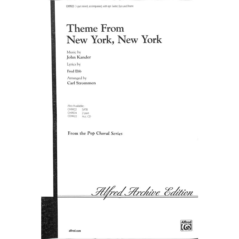 Titelbild für CH 9923 - Theme from New York New York