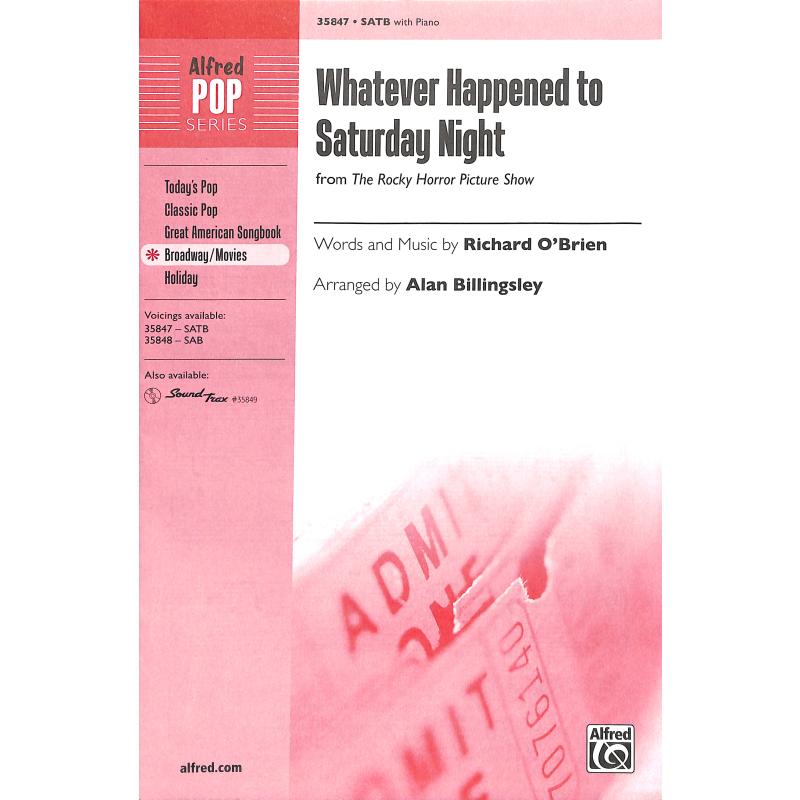 Titelbild für ALF 35847 - Whatever happened to saturday night (aus Rocky Horros Picture Show)
