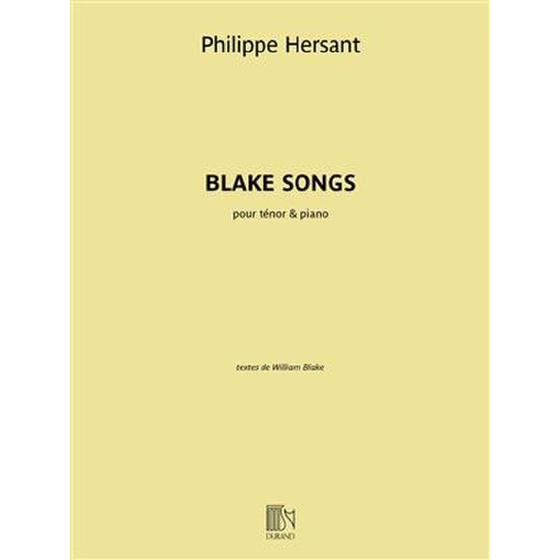 Titelbild für DF 16180 - Blake songs