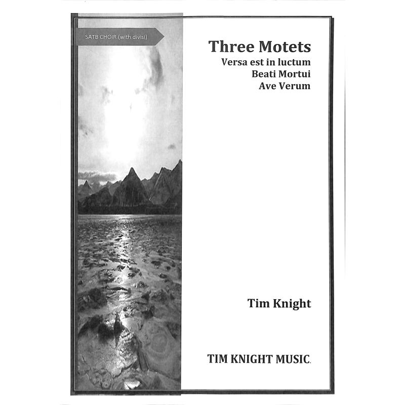 Titelbild für TKM 832 - 3 Motets