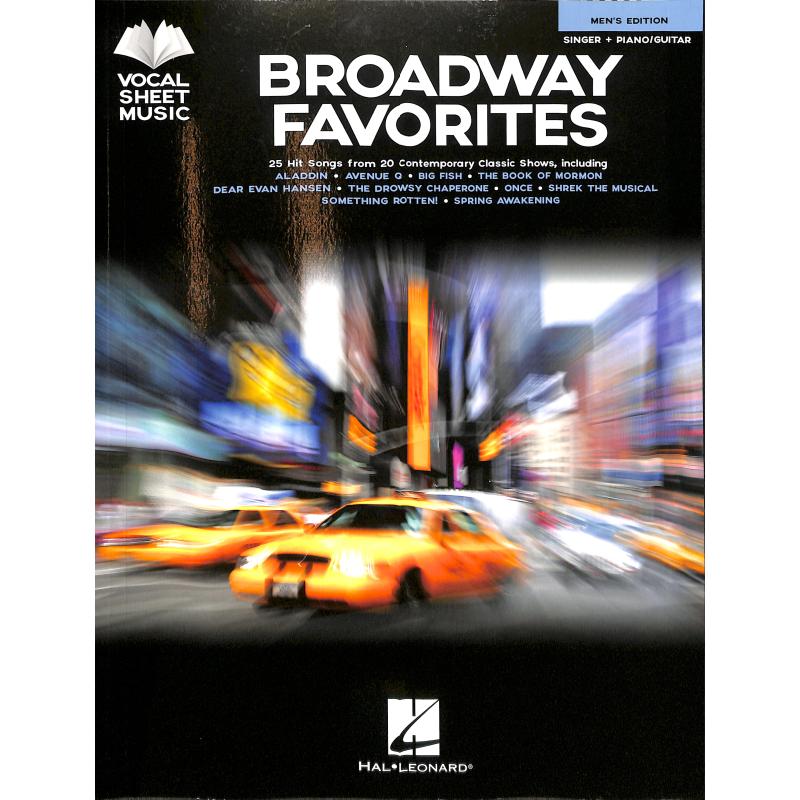 Titelbild für HL 255940 - Broadway favorites - men's edition
