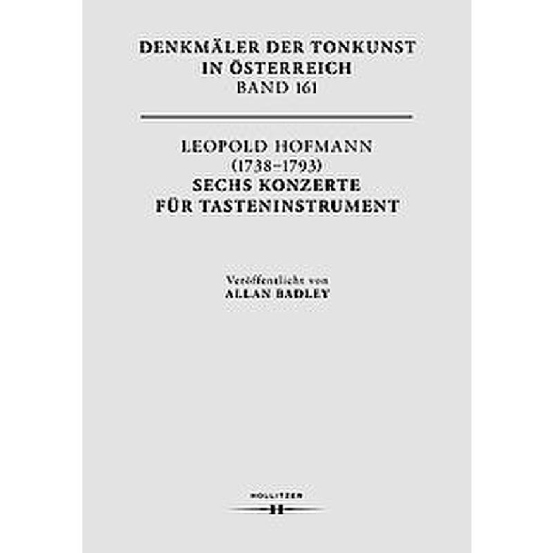 Titelbild für 978-3-99012-538-0 - 6 Konzerte für Tasteninstrument