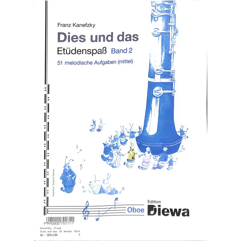 Titelbild für DIEWA 1194 - Dies und das - Etüdenspass 2 | 51 melodische Aufgaben