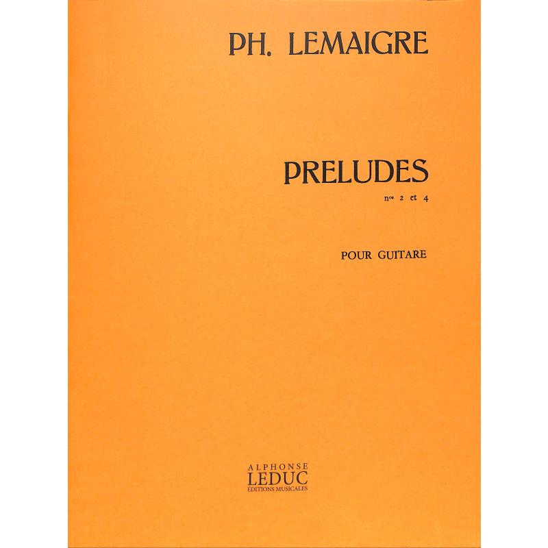 Titelbild für HA 9530 - Preludes 2 + 4