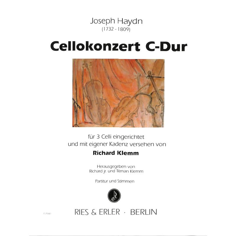 Titelbild für RE 02060 - Cellokonzert C-Dur für 3 Celli