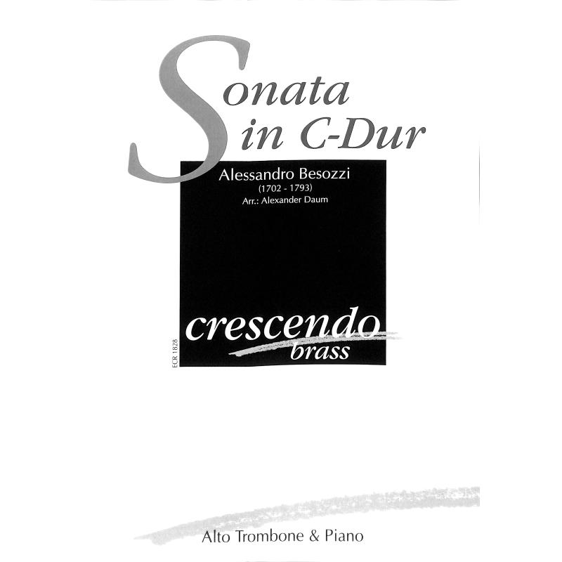 Titelbild für CRESCENDO -ECR1828 - Sonate C-Dur