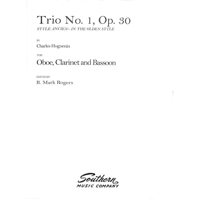 Titelbild für SOU SU495 - Trio 1 op 30