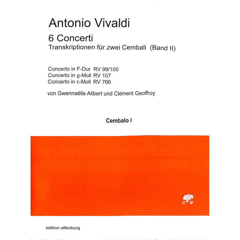 Titelbild für OFFENB -VD-2173-2 - 6 Concerti