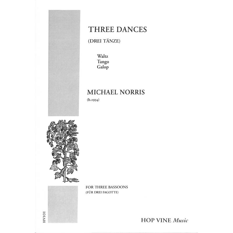 Titelbild für HV 101 - 3 Tänze | 3 Dances