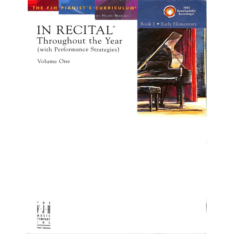 Titelbild für FJH -FF1459 - In recital throughout the year 1/1