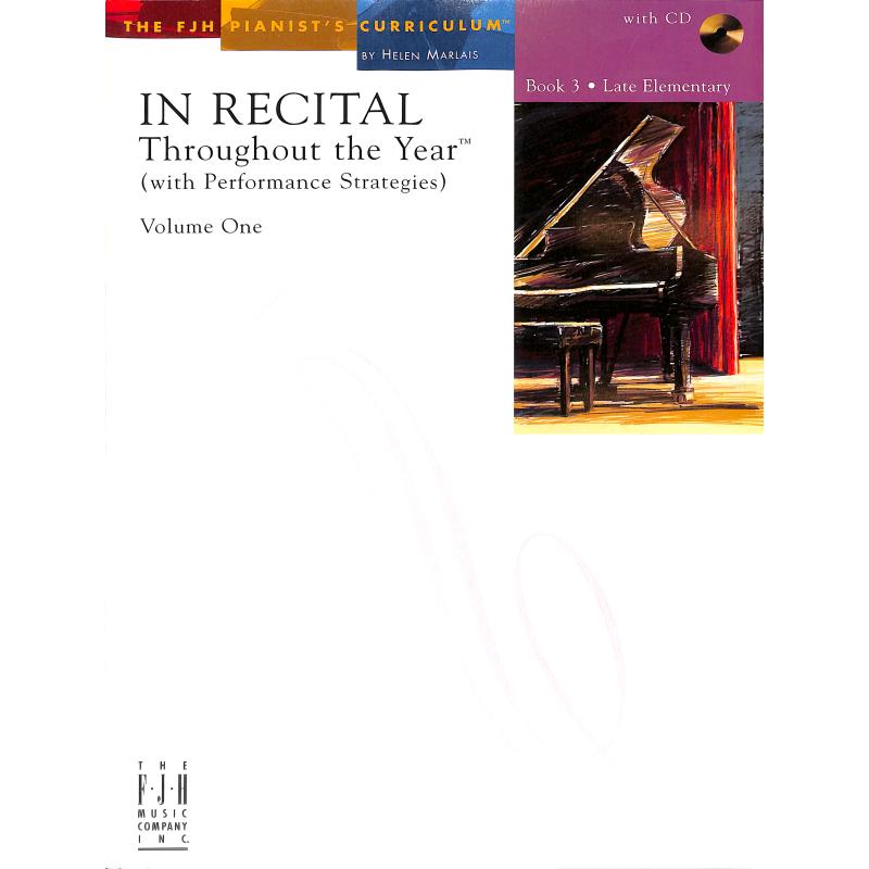 Titelbild für FJH -FF1461 - In recital throughout the year 1/3