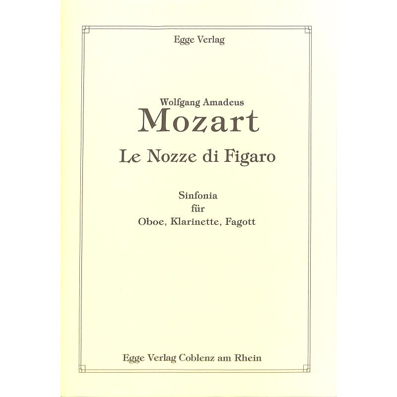 Titelbild für EGGE 2820 - Le Nozze di Figarro