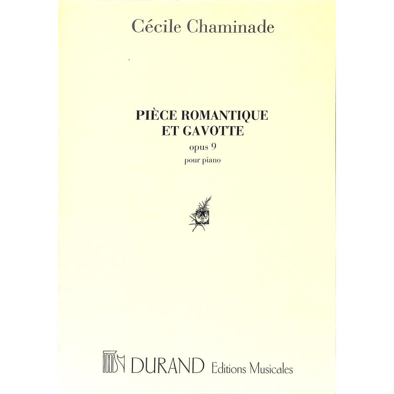 Titelbild für DF 2818 - Piece romantique op 9 | Gavotte op 9