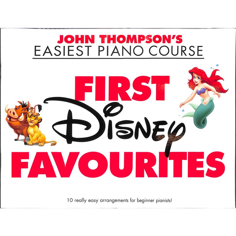 Titelbild für HL 289211 - Easiest piano course - first Disney favourites