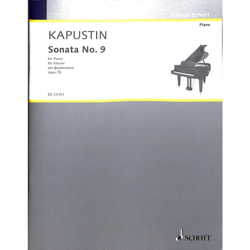 Titelbild für ED 23151 - Sonata 9 op 78