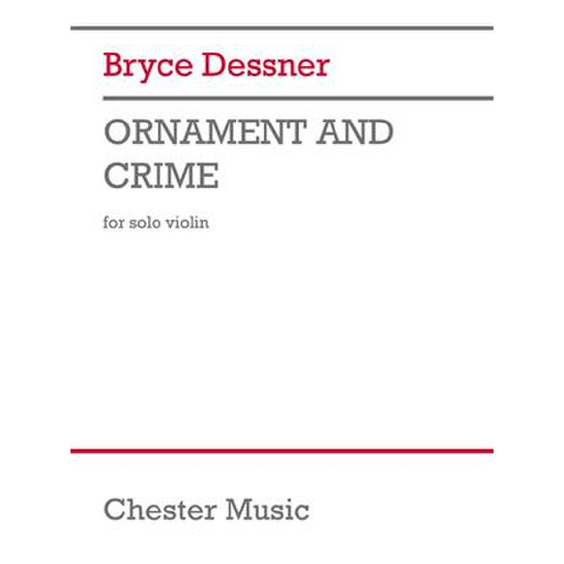 Titelbild für CH 83930 - Ornament and crime