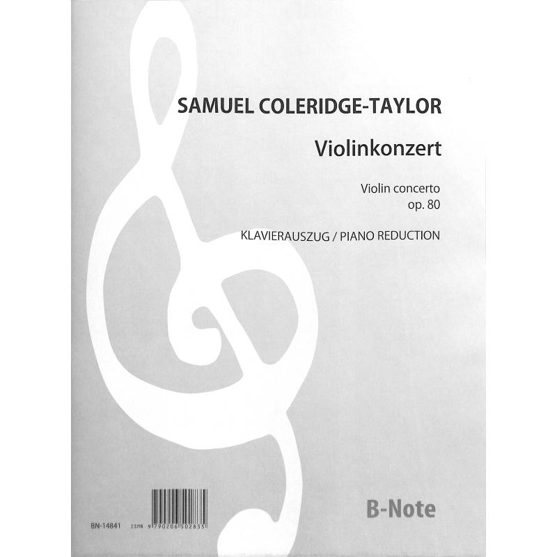 Titelbild für BNOTE -BN14841 - Konzert g-moll op 80