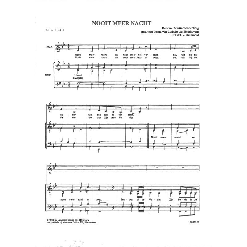 Titelbild für MOLE 130965030 - Nooit Meer Nacht