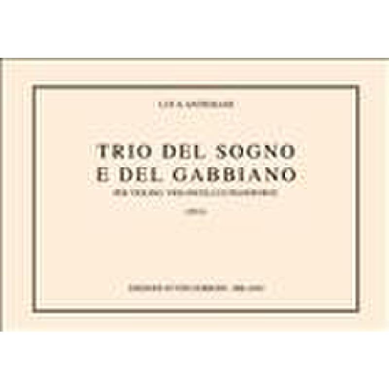 Titelbild für ESZ 14904 - Trio del sogno e del gabbiano