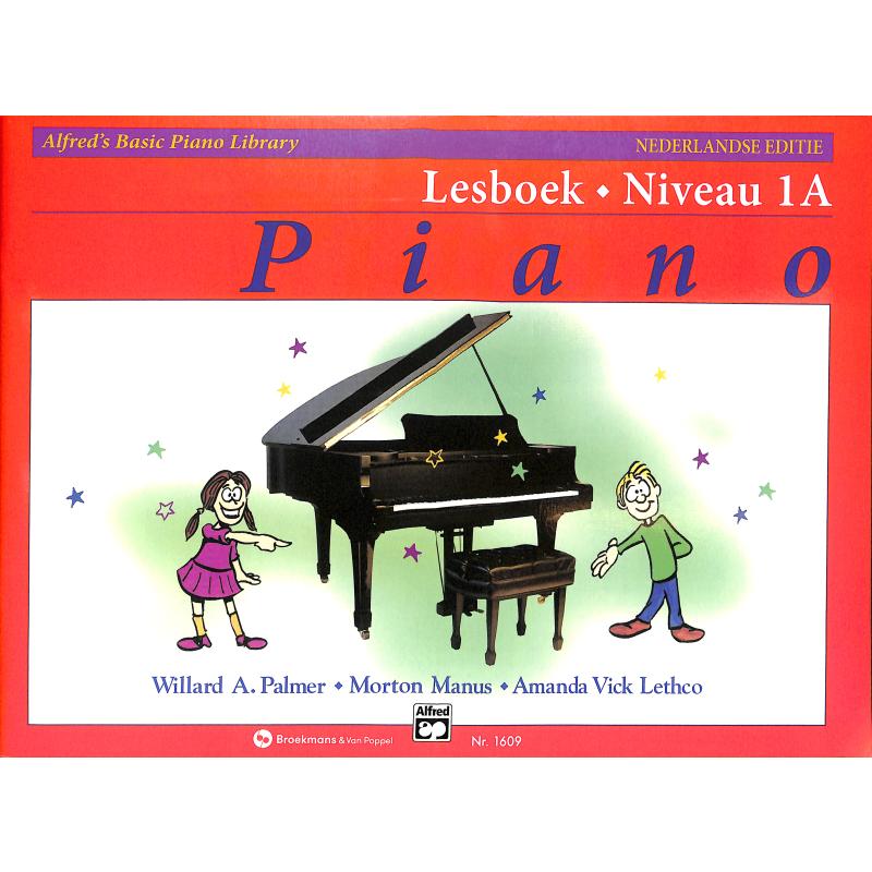 Titelbild für BVP 1609 - Alfred's basic piano library lesboek 1a