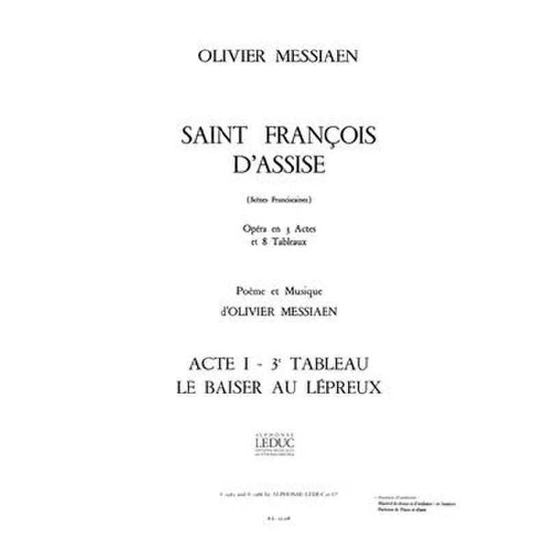 Titelbild für AL 27228 - Saint Francois d'Assise - Acte 1 3 Tableau