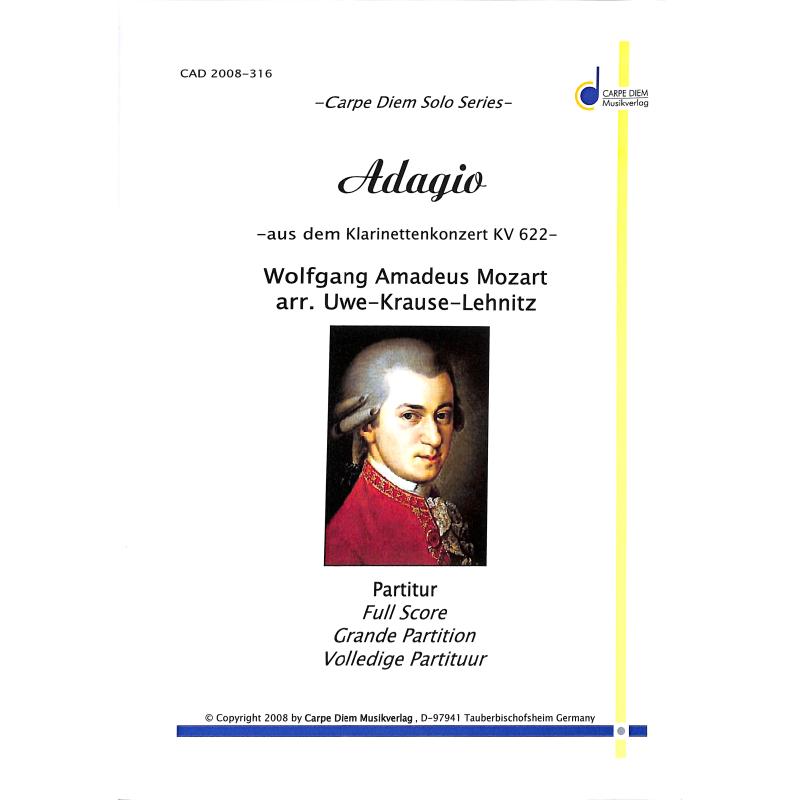 Titelbild für CARPE 2008-316 - Adagio aus Konzert A-Dur KV 622