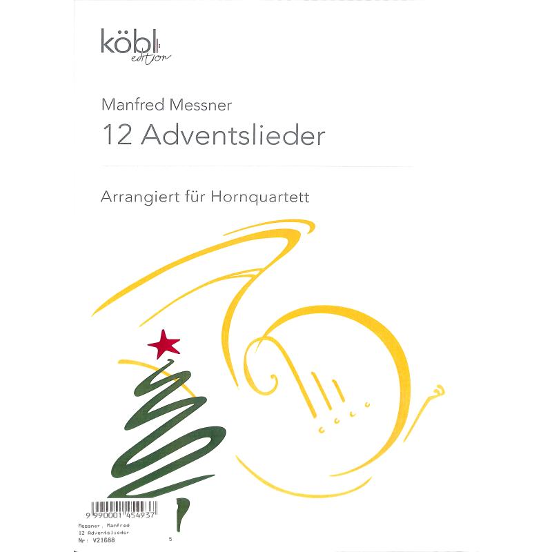 Titelbild für KOEBL -V21688 - 12 Adventslieder