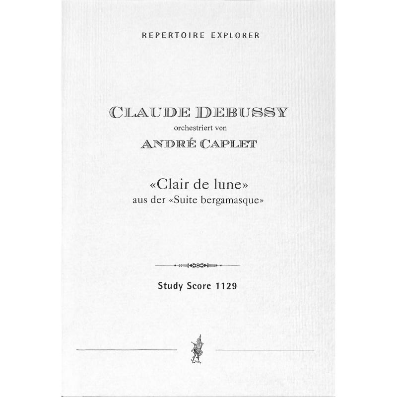 Titelbild für MPH 1129 - Clair de lune (aus Suite bergamasque)