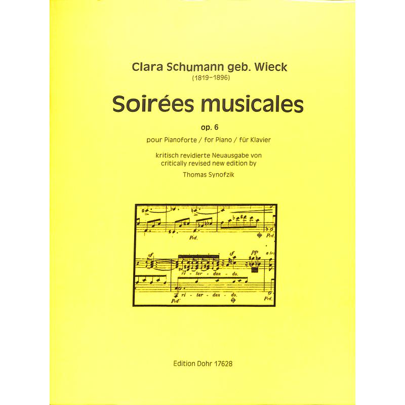 Titelbild für DOHR 17628 - Soirees musicales op 6