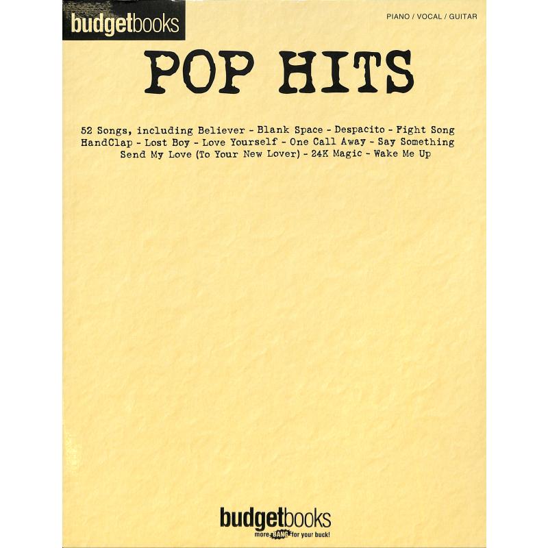 Titelbild für HL 289154 - Budget books - Pop Hits
