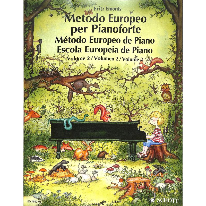 Titelbild für ED 7932-01 - Metodo Europeo per pianoforte 2