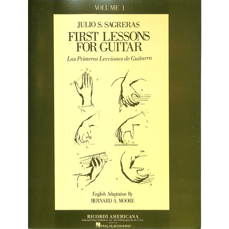 Titelbild für HL 50010310 - First lessons for guitar 1