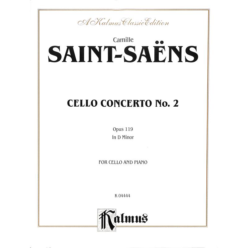 Titelbild für KALMUS 04444 - Konzert 2 d-moll op 119