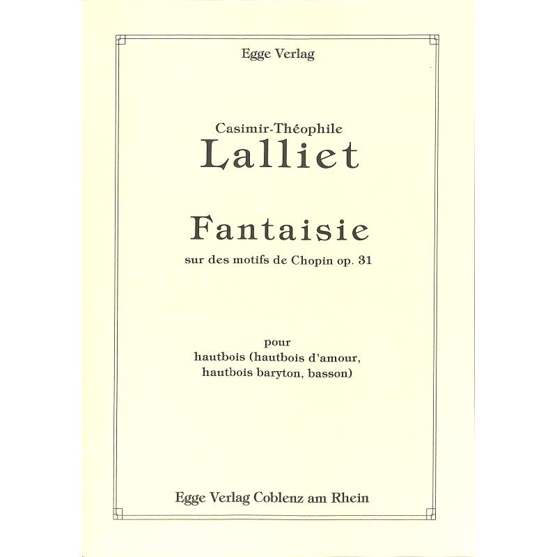 Titelbild für EGGE 2306 - Fantasie nach einem Thema von Chopin op 31