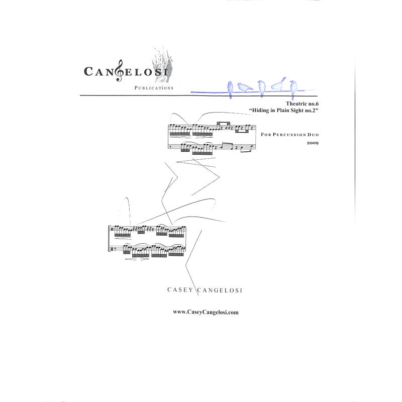Titelbild für BRANDT 070-398 - Theatric Nr 6 Hiding in the Plain Sight Nr 2