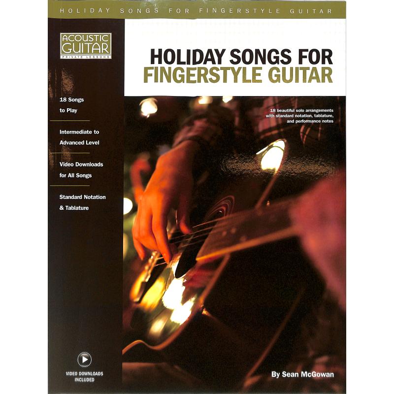Titelbild für HL 302007 - Holiday songs for fingerstyle guitar