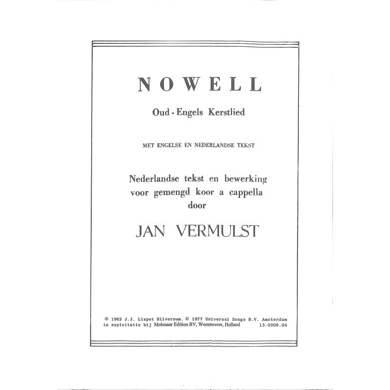 Titelbild für MOLE 130208040 - Nowell